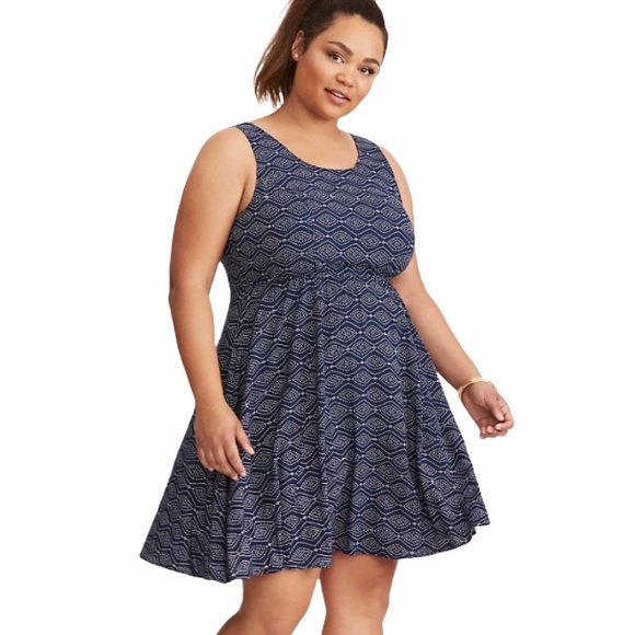 NWOT Torrid Open Back Challis Skater Dress Size 3X - Picture 2 of 14